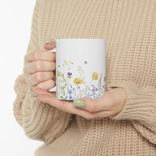 Wildflower Bee Blossom Mug