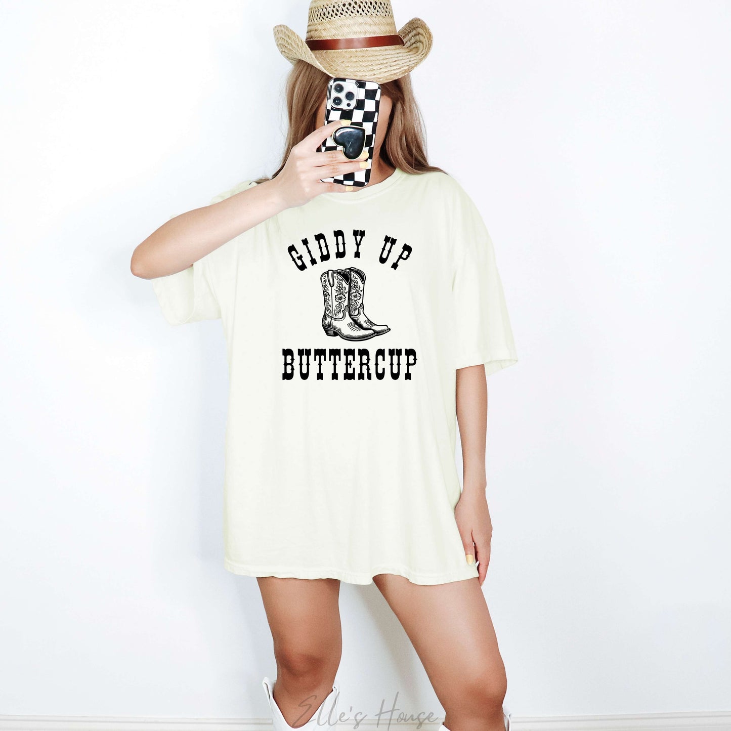 Giddy Up Buttercup Western Graphic Tee