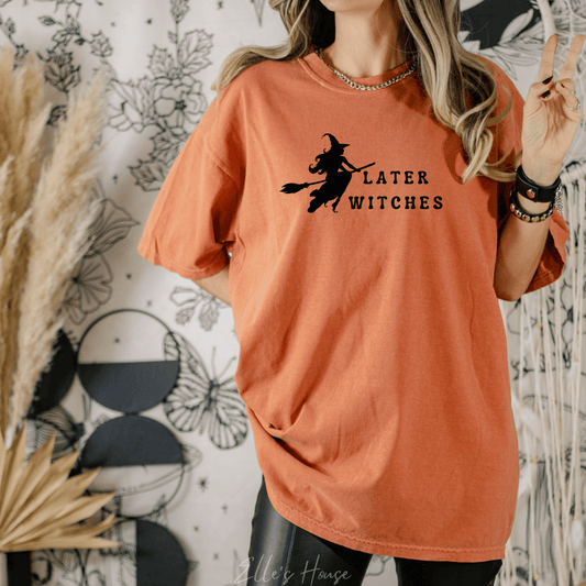 Later Witches Halloween Graphic Tee