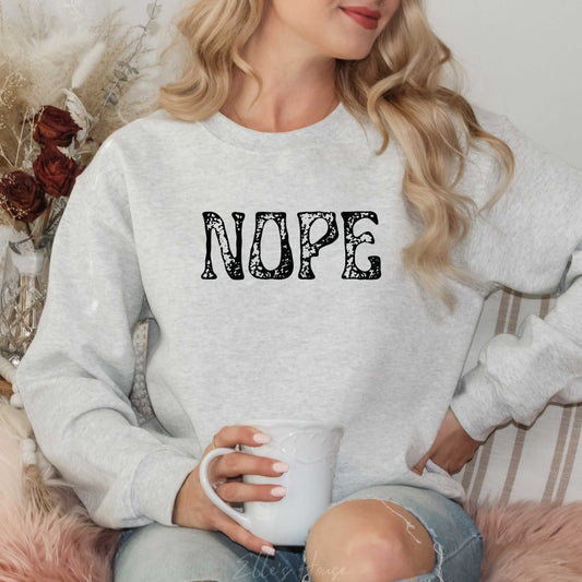 NOPE Graphic Crewneck