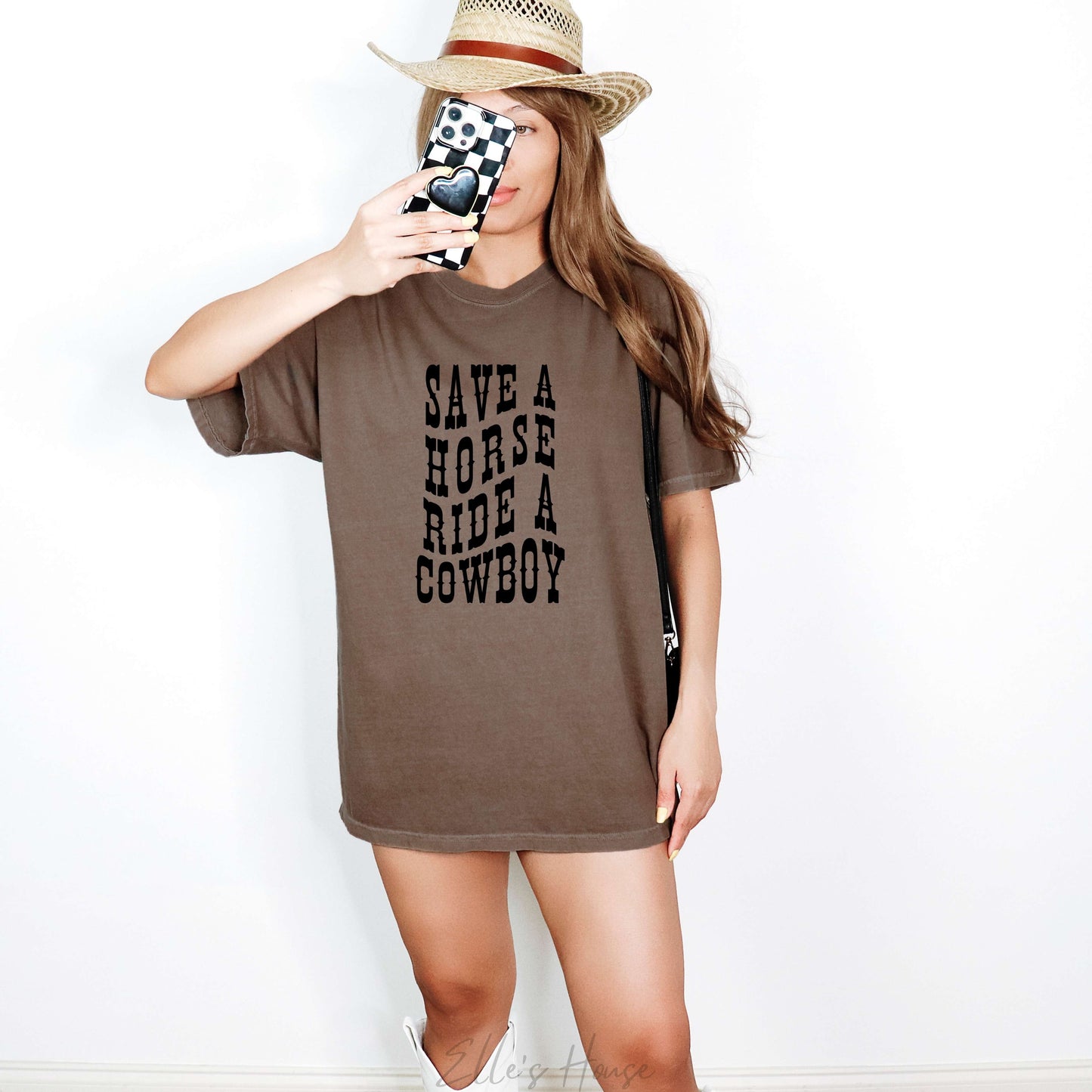 Save A Horse Ride A Cowboy Graphic Tee